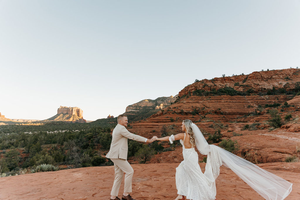 Arizona Wedding Day Couple
